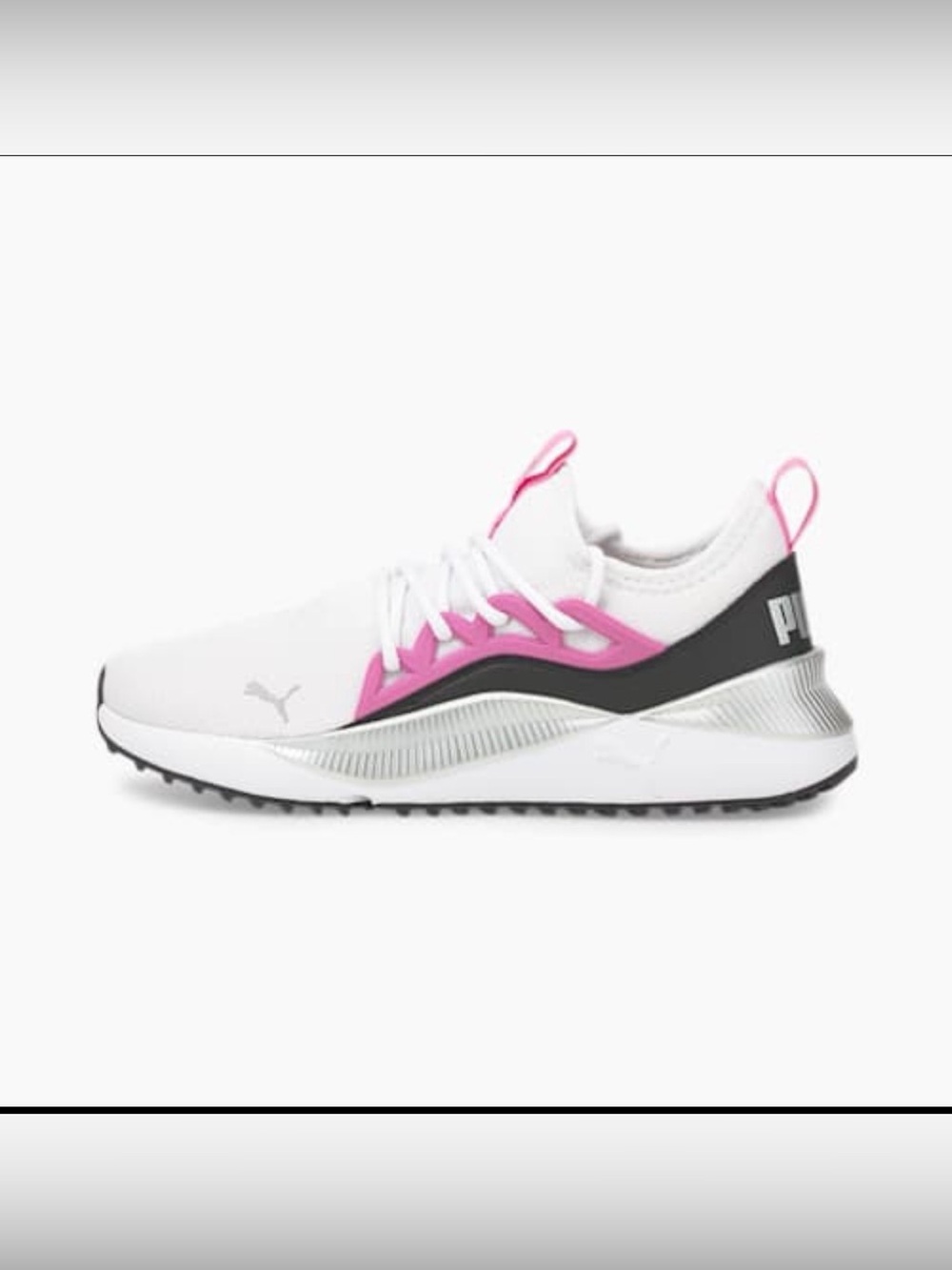 PUMA Pacer Future Allure White Pink Black Sneakers Women’s Size 5